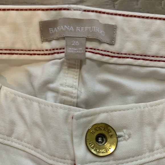 Banana Republic Cream Size 26 pants - Picture 5 of 8